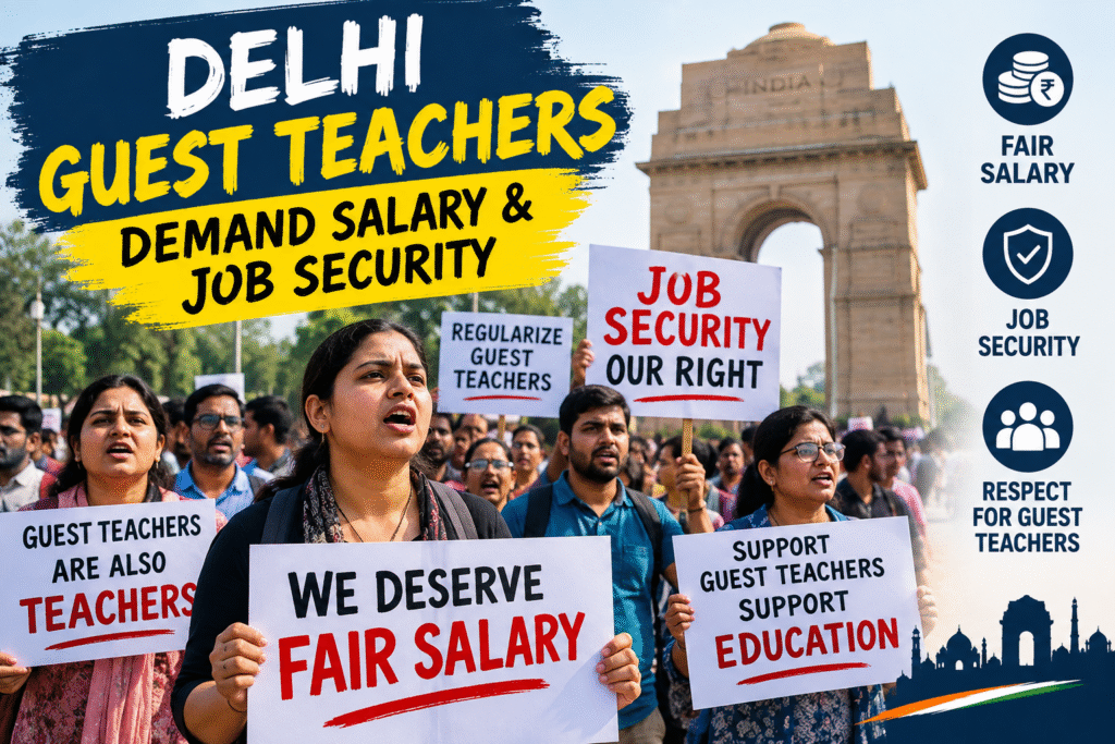 delhi guest teachers